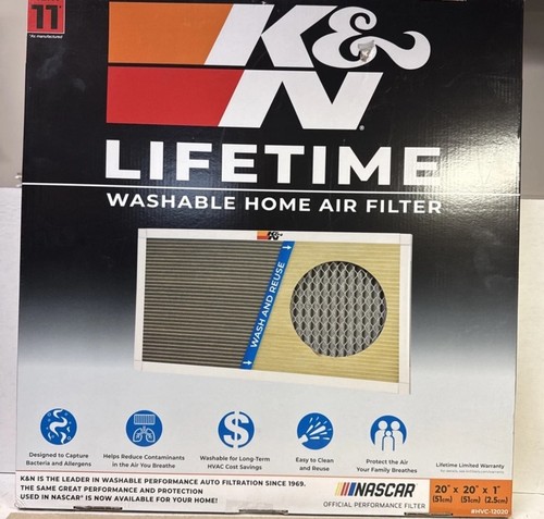 Hvac lifetime washable - k&n,