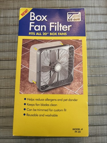 Safe box fan - 20", filter